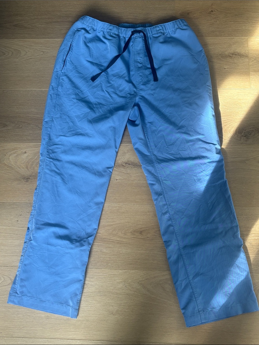 Figs Light Blue Drawstring Jogger Pants